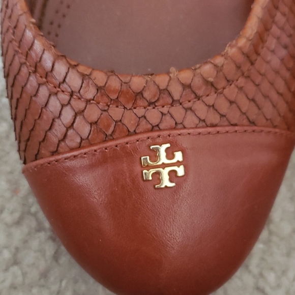 Tory Burch Snake Print Flats - Picture 3 of 5